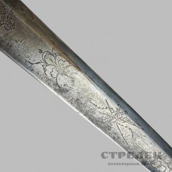фото — сабля офицерская, пехотная. сардиния, 19 век